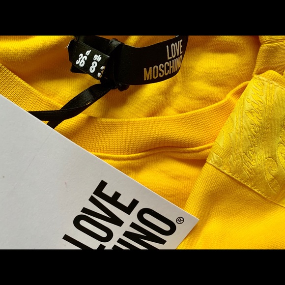 LOVE MOSCHINO SWEATSHIRT SZ 4 NEW - Picture 5 of 7